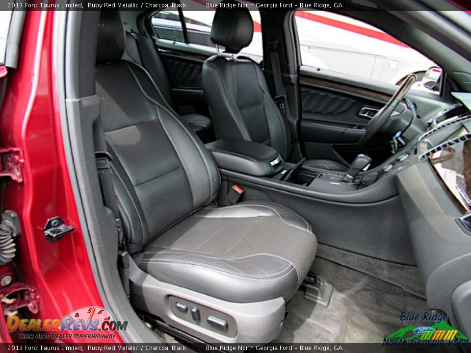 2013 Ford Taurus Limited Ruby Red Metallic / Charcoal Black Photo #11