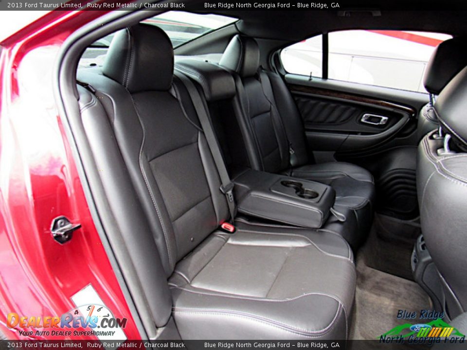 2013 Ford Taurus Limited Ruby Red Metallic / Charcoal Black Photo #12