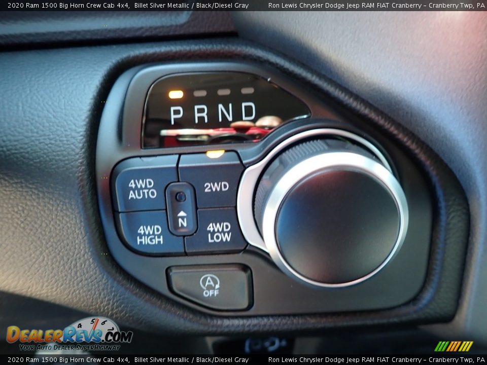 2020 Ram 1500 Big Horn Crew Cab 4x4 Billet Silver Metallic / Black/Diesel Gray Photo #13