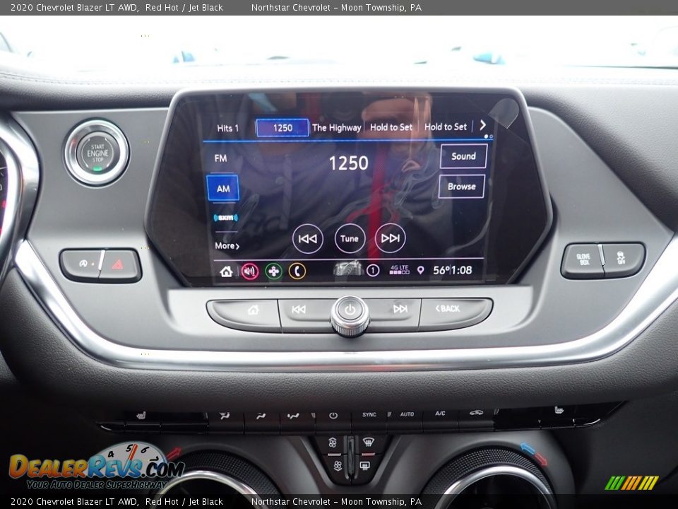 2020 Chevrolet Blazer LT AWD Red Hot / Jet Black Photo #16