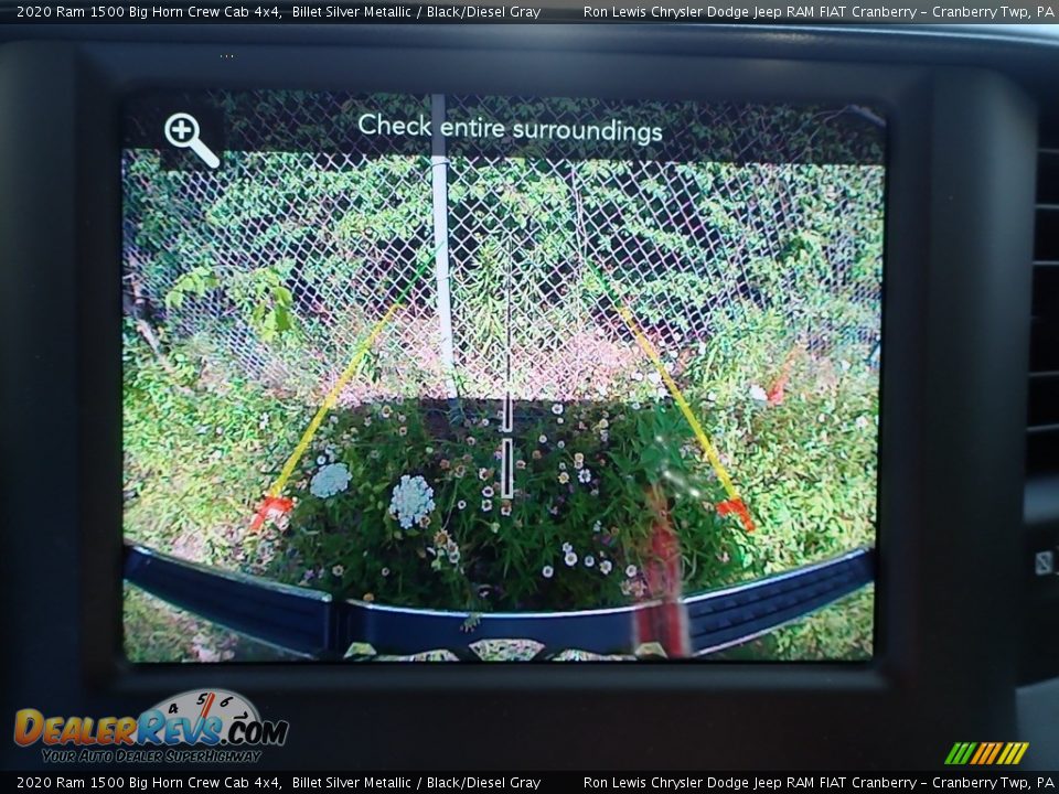 2020 Ram 1500 Big Horn Crew Cab 4x4 Billet Silver Metallic / Black/Diesel Gray Photo #17