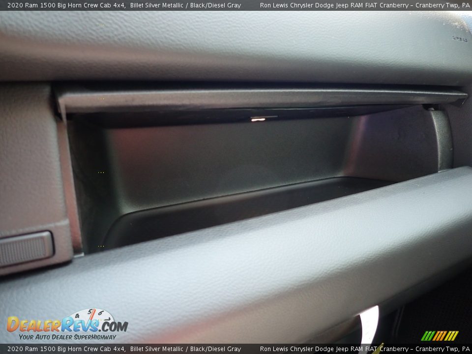 2020 Ram 1500 Big Horn Crew Cab 4x4 Billet Silver Metallic / Black/Diesel Gray Photo #20