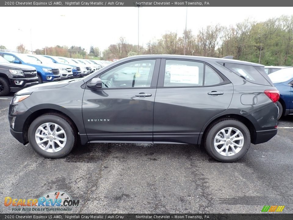 2020 Chevrolet Equinox LS AWD Nightfall Gray Metallic / Ash Gray Photo #2