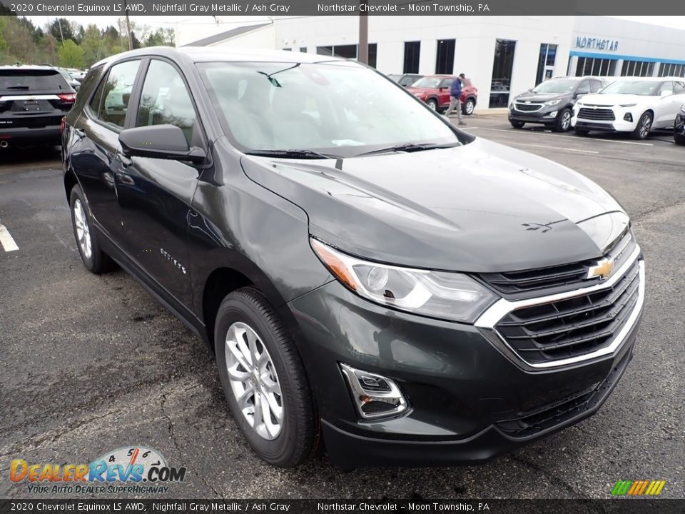 2020 Chevrolet Equinox LS AWD Nightfall Gray Metallic / Ash Gray Photo #7