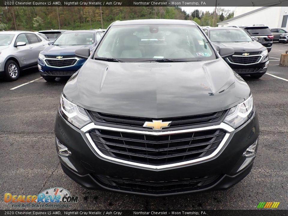 2020 Chevrolet Equinox LS AWD Nightfall Gray Metallic / Ash Gray Photo #8