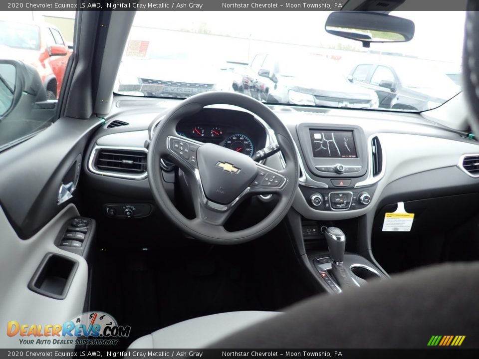 2020 Chevrolet Equinox LS AWD Nightfall Gray Metallic / Ash Gray Photo #12