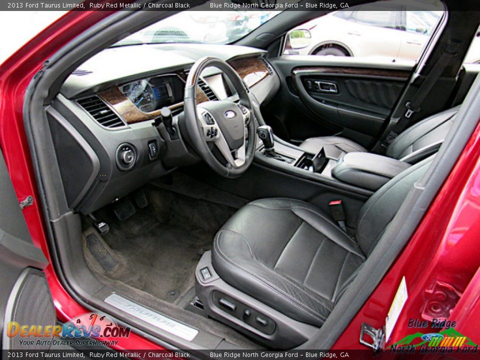 2013 Ford Taurus Limited Ruby Red Metallic / Charcoal Black Photo #24