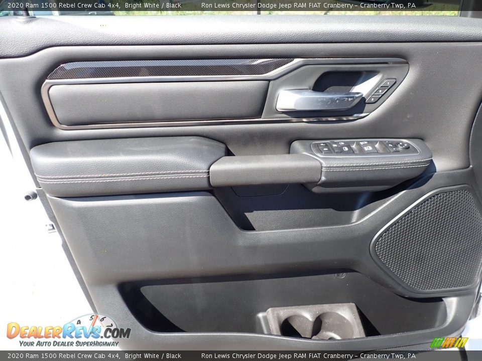 2020 Ram 1500 Rebel Crew Cab 4x4 Bright White / Black Photo #15
