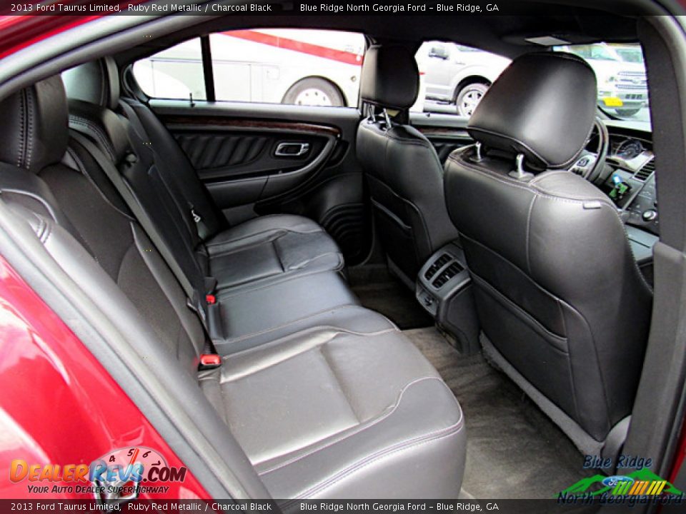 2013 Ford Taurus Limited Ruby Red Metallic / Charcoal Black Photo #26