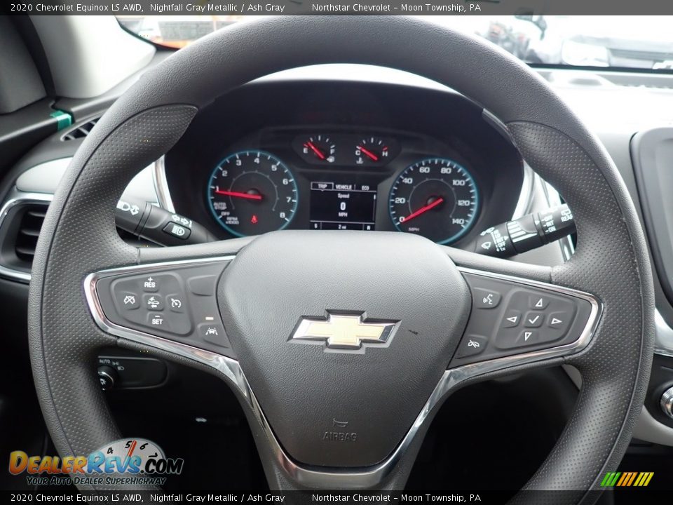 2020 Chevrolet Equinox LS AWD Nightfall Gray Metallic / Ash Gray Photo #20