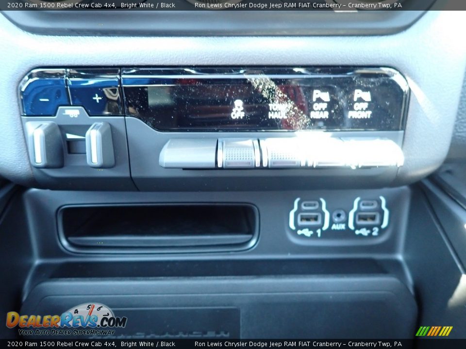 2020 Ram 1500 Rebel Crew Cab 4x4 Bright White / Black Photo #19