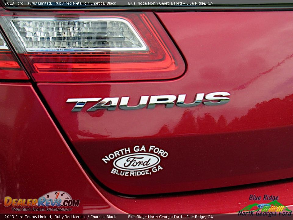 2013 Ford Taurus Limited Ruby Red Metallic / Charcoal Black Photo #31