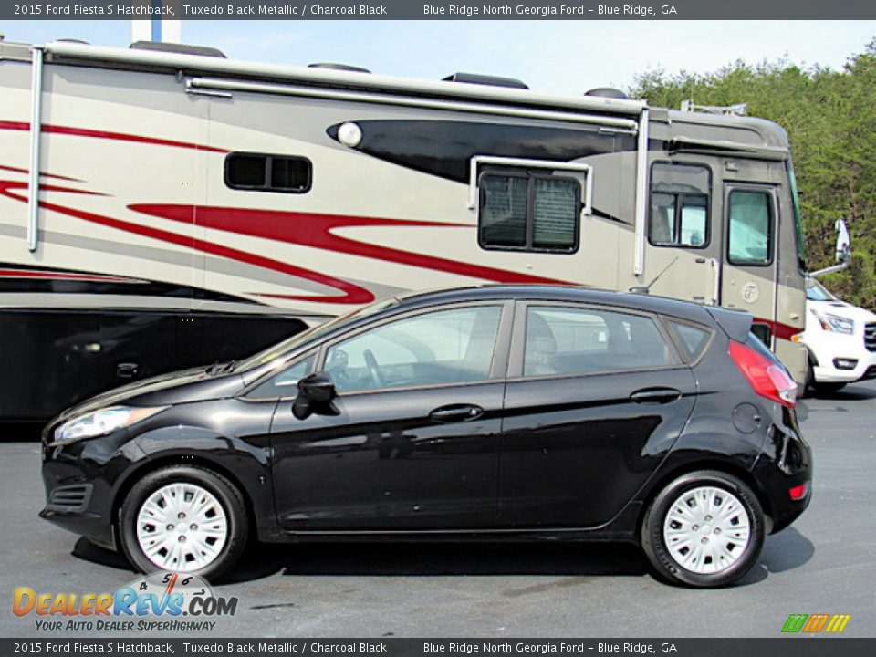 Tuxedo Black Metallic 2015 Ford Fiesta S Hatchback Photo #2