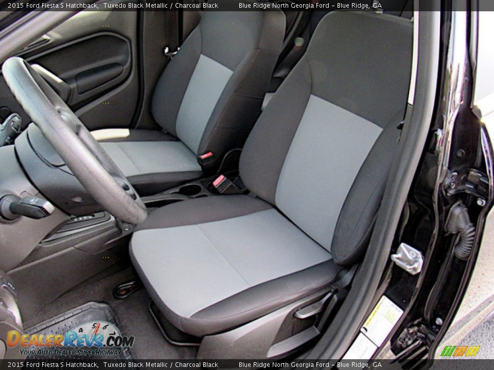 Front Seat of 2015 Ford Fiesta S Hatchback Photo #10
