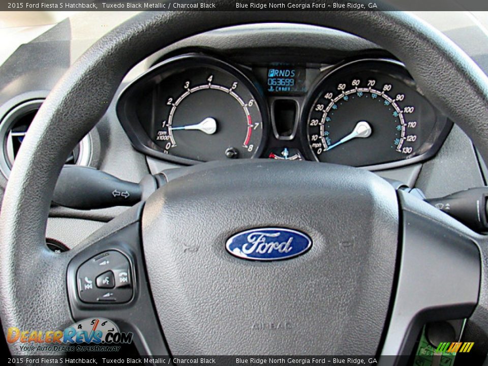 2015 Ford Fiesta S Hatchback Steering Wheel Photo #17