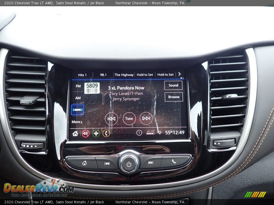 2020 Chevrolet Trax LT AWD Satin Steel Metallic / Jet Black Photo #17