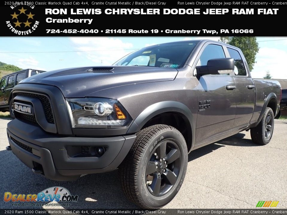 2020 Ram 1500 Classic Warlock Quad Cab 4x4 Granite Crystal Metallic / Black/Diesel Gray Photo #1