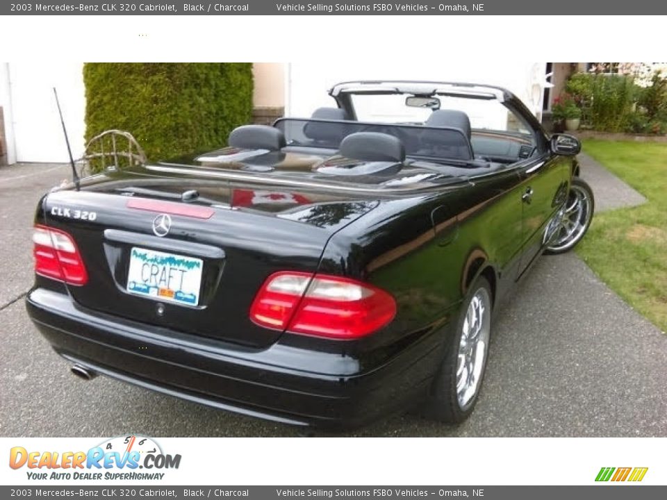 2003 Mercedes-Benz CLK 320 Cabriolet Black / Charcoal Photo #3