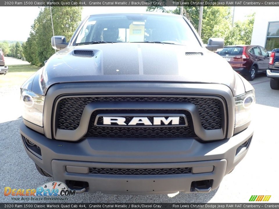 2020 Ram 1500 Classic Warlock Quad Cab 4x4 Granite Crystal Metallic / Black/Diesel Gray Photo #2