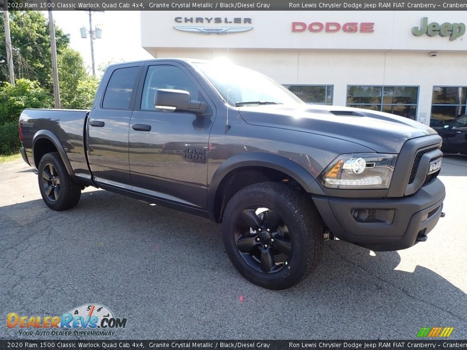 2020 Ram 1500 Classic Warlock Quad Cab 4x4 Granite Crystal Metallic / Black/Diesel Gray Photo #3
