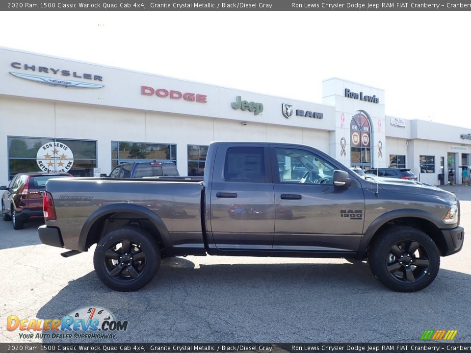 2020 Ram 1500 Classic Warlock Quad Cab 4x4 Granite Crystal Metallic / Black/Diesel Gray Photo #4