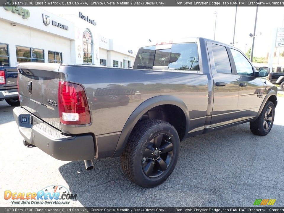 2020 Ram 1500 Classic Warlock Quad Cab 4x4 Granite Crystal Metallic / Black/Diesel Gray Photo #5