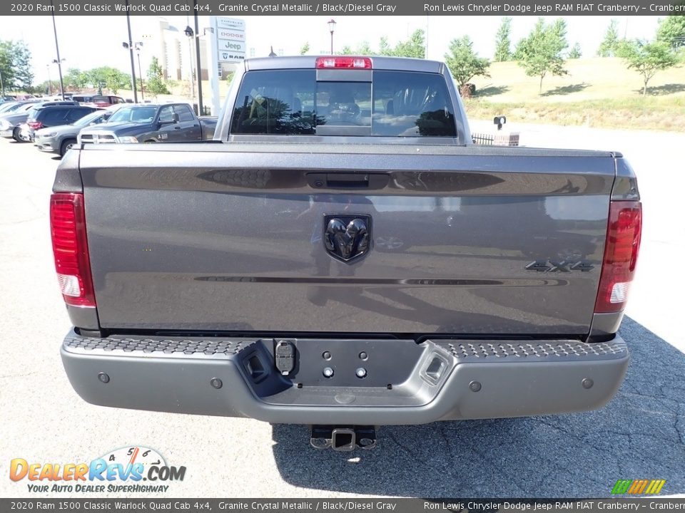 2020 Ram 1500 Classic Warlock Quad Cab 4x4 Granite Crystal Metallic / Black/Diesel Gray Photo #6