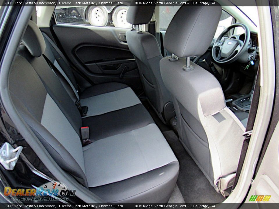 Rear Seat of 2015 Ford Fiesta S Hatchback Photo #27