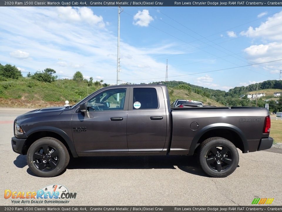 2020 Ram 1500 Classic Warlock Quad Cab 4x4 Granite Crystal Metallic / Black/Diesel Gray Photo #8