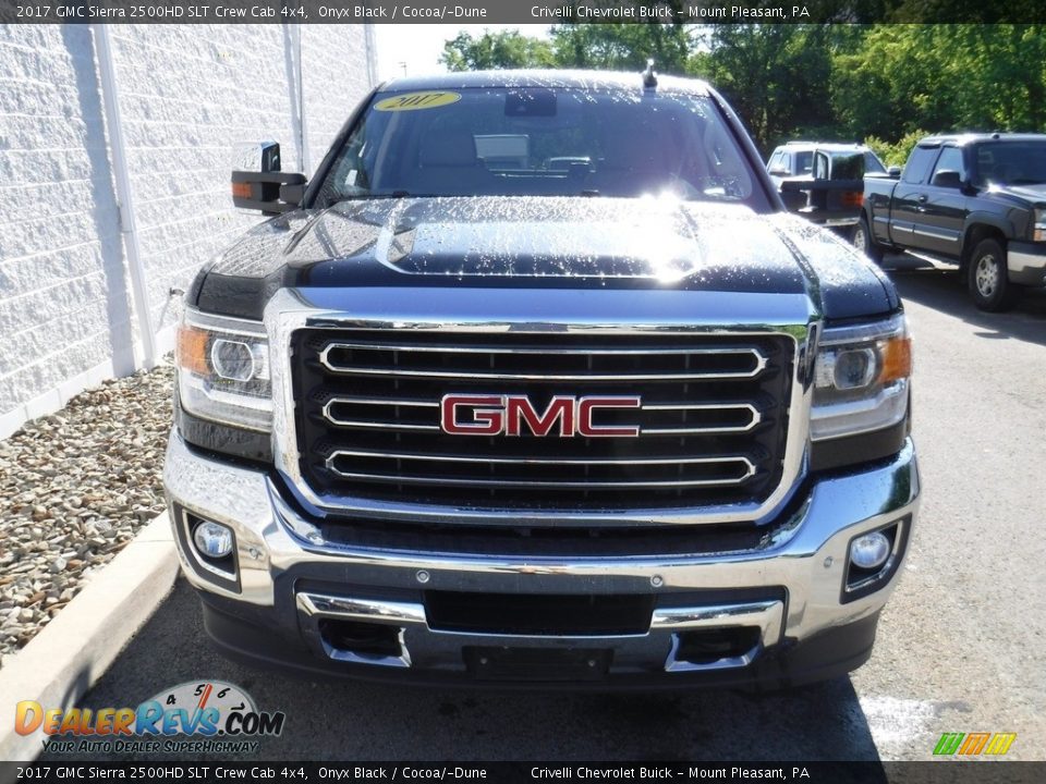 2017 GMC Sierra 2500HD SLT Crew Cab 4x4 Onyx Black / Cocoa/­Dune Photo #6