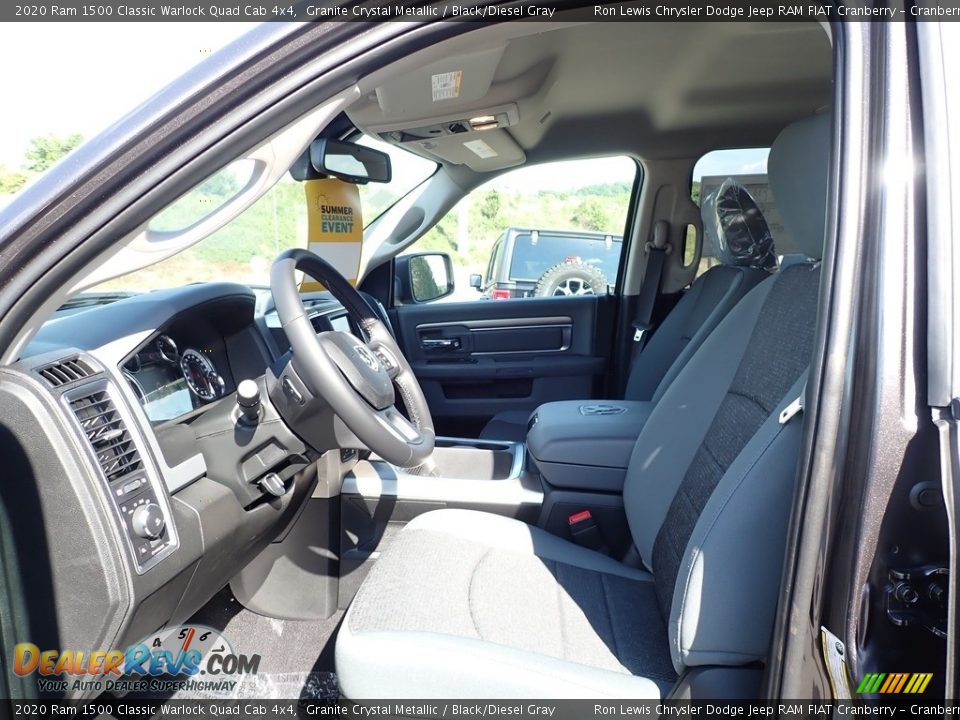 2020 Ram 1500 Classic Warlock Quad Cab 4x4 Granite Crystal Metallic / Black/Diesel Gray Photo #13