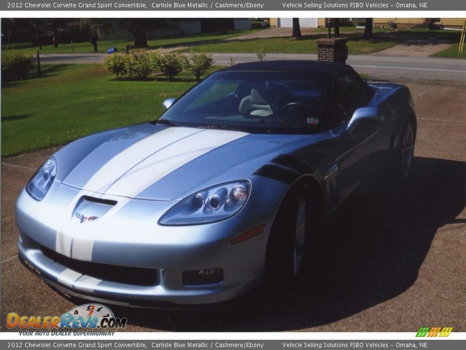 2012 Chevrolet Corvette Grand Sport Convertible Carlisle Blue Metallic / Cashmere/Ebony Photo #5