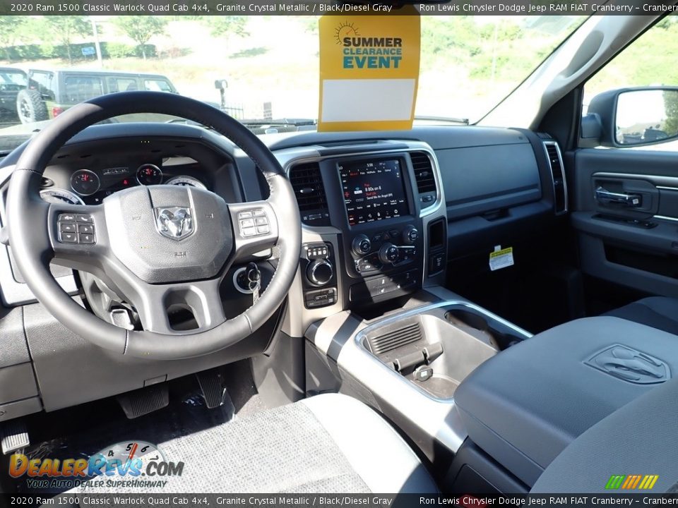 2020 Ram 1500 Classic Warlock Quad Cab 4x4 Granite Crystal Metallic / Black/Diesel Gray Photo #15