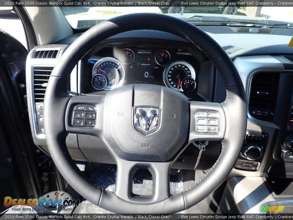 2020 Ram 1500 Classic Warlock Quad Cab 4x4 Granite Crystal Metallic / Black/Diesel Gray Photo #17