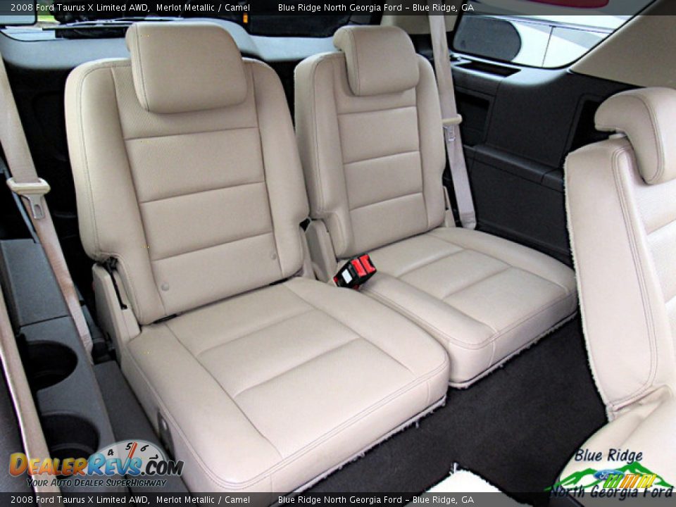 2008 Ford Taurus X Limited AWD Merlot Metallic / Camel Photo #13