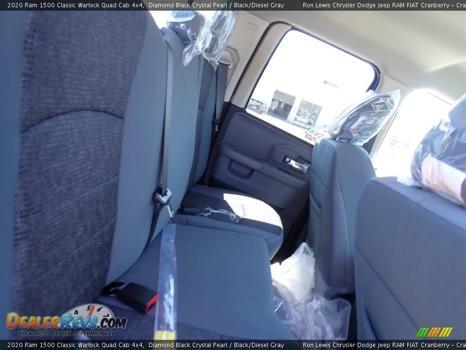 2020 Ram 1500 Classic Warlock Quad Cab 4x4 Diamond Black Crystal Pearl / Black/Diesel Gray Photo #11
