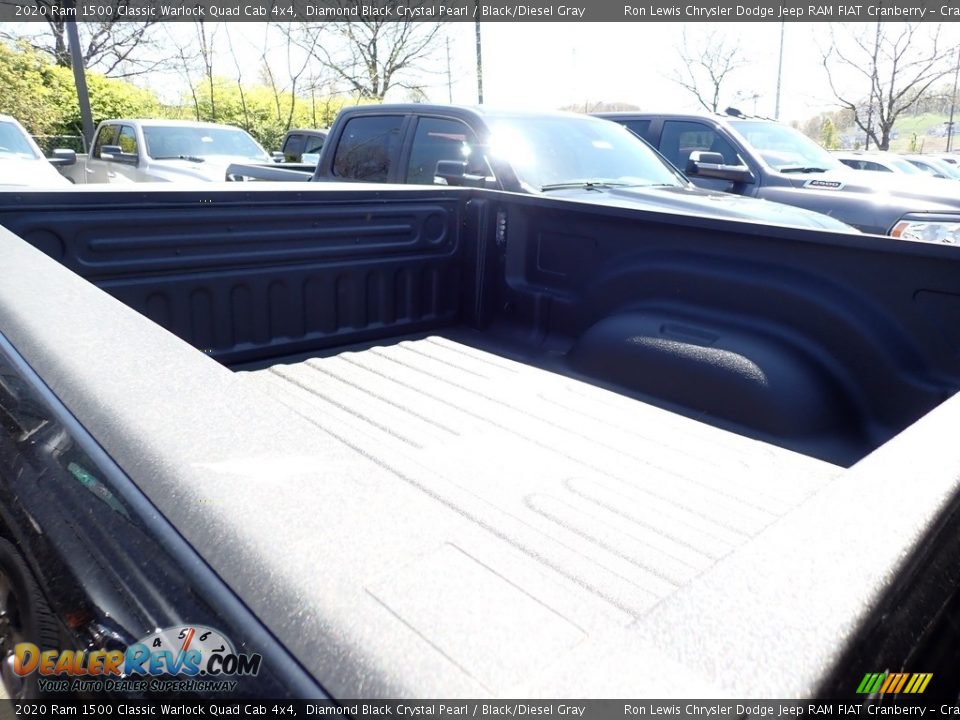 2020 Ram 1500 Classic Warlock Quad Cab 4x4 Diamond Black Crystal Pearl / Black/Diesel Gray Photo #12
