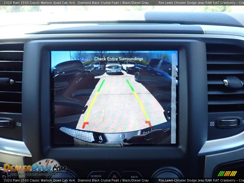 2020 Ram 1500 Classic Warlock Quad Cab 4x4 Diamond Black Crystal Pearl / Black/Diesel Gray Photo #17