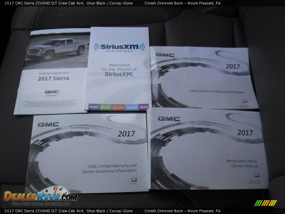 2017 GMC Sierra 2500HD SLT Crew Cab 4x4 Onyx Black / Cocoa/­Dune Photo #36