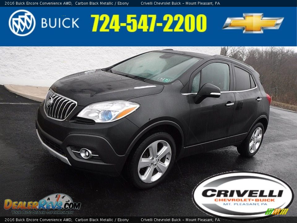 2016 Buick Encore Convenience AWD Carbon Black Metallic / Ebony Photo #1
