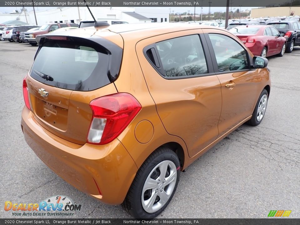 2020 Chevrolet Spark LS Orange Burst Metallic / Jet Black Photo #5