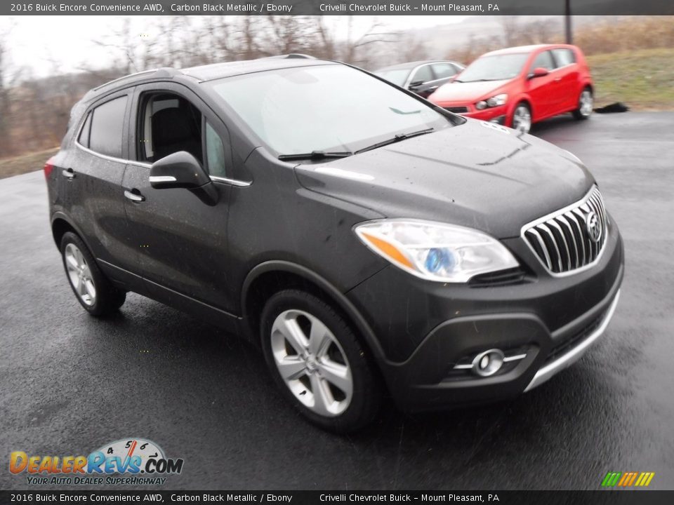 2016 Buick Encore Convenience AWD Carbon Black Metallic / Ebony Photo #6