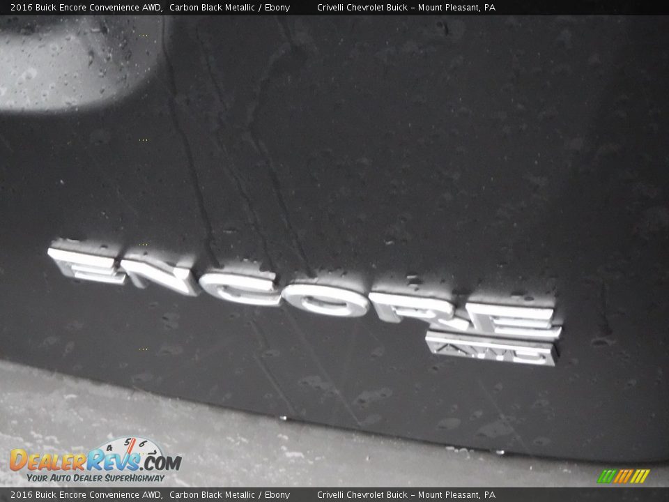 2016 Buick Encore Convenience AWD Carbon Black Metallic / Ebony Photo #9
