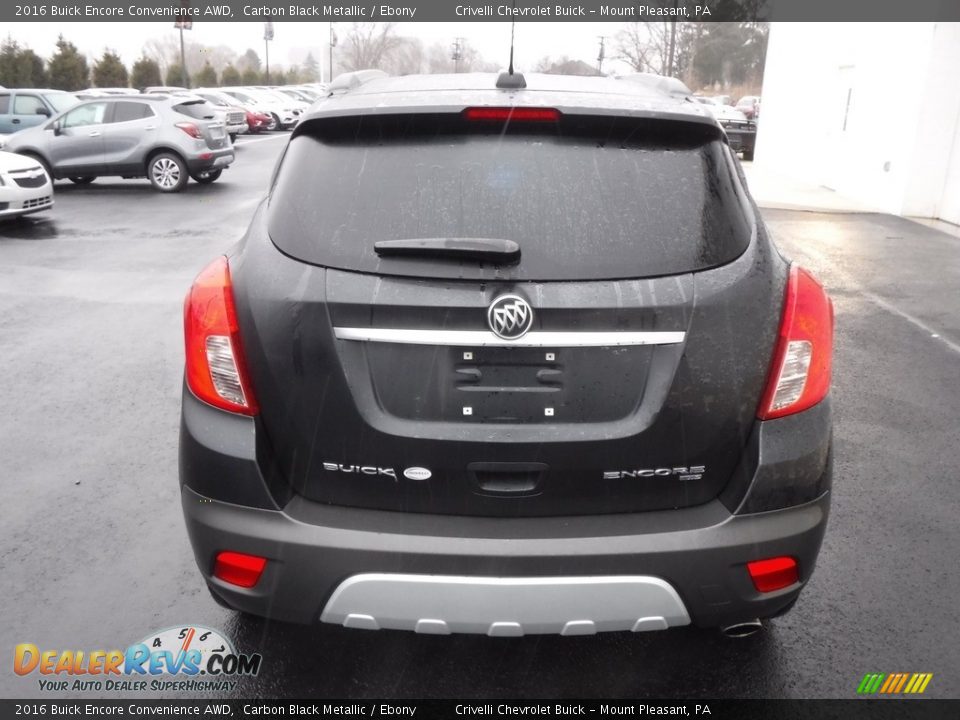 2016 Buick Encore Convenience AWD Carbon Black Metallic / Ebony Photo #10