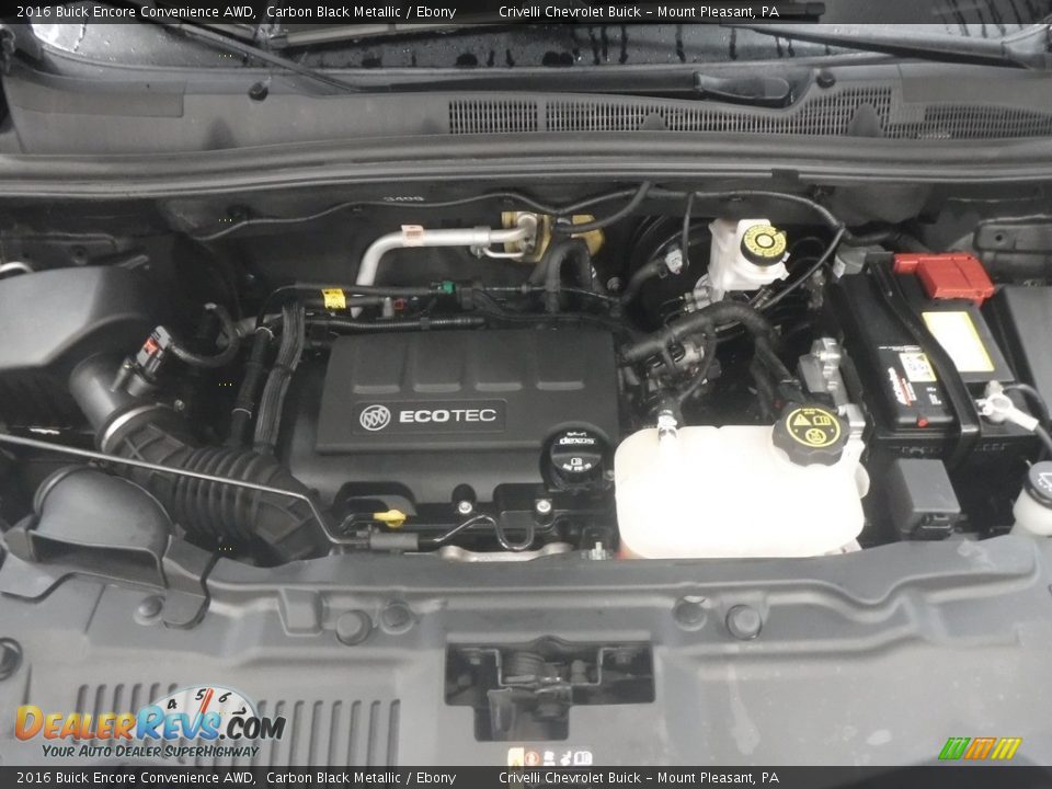 2016 Buick Encore Convenience AWD Carbon Black Metallic / Ebony Photo #13
