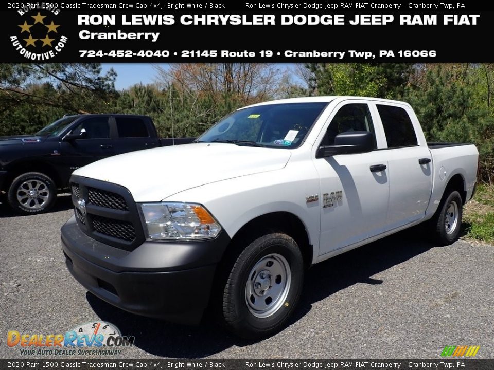 2020 Ram 1500 Classic Tradesman Crew Cab 4x4 Bright White / Black Photo #1