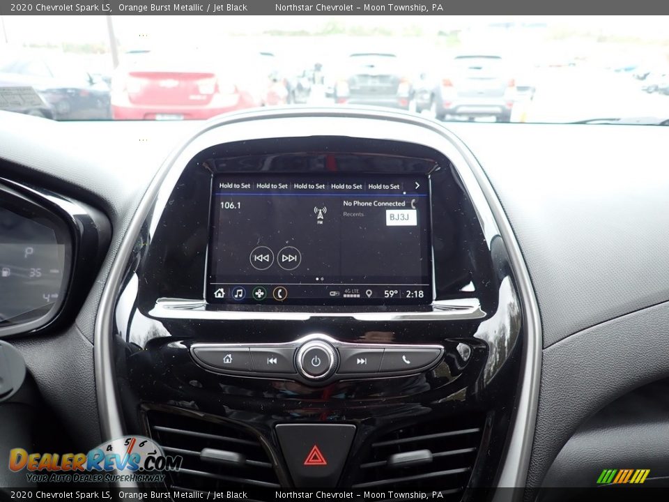 2020 Chevrolet Spark LS Orange Burst Metallic / Jet Black Photo #17