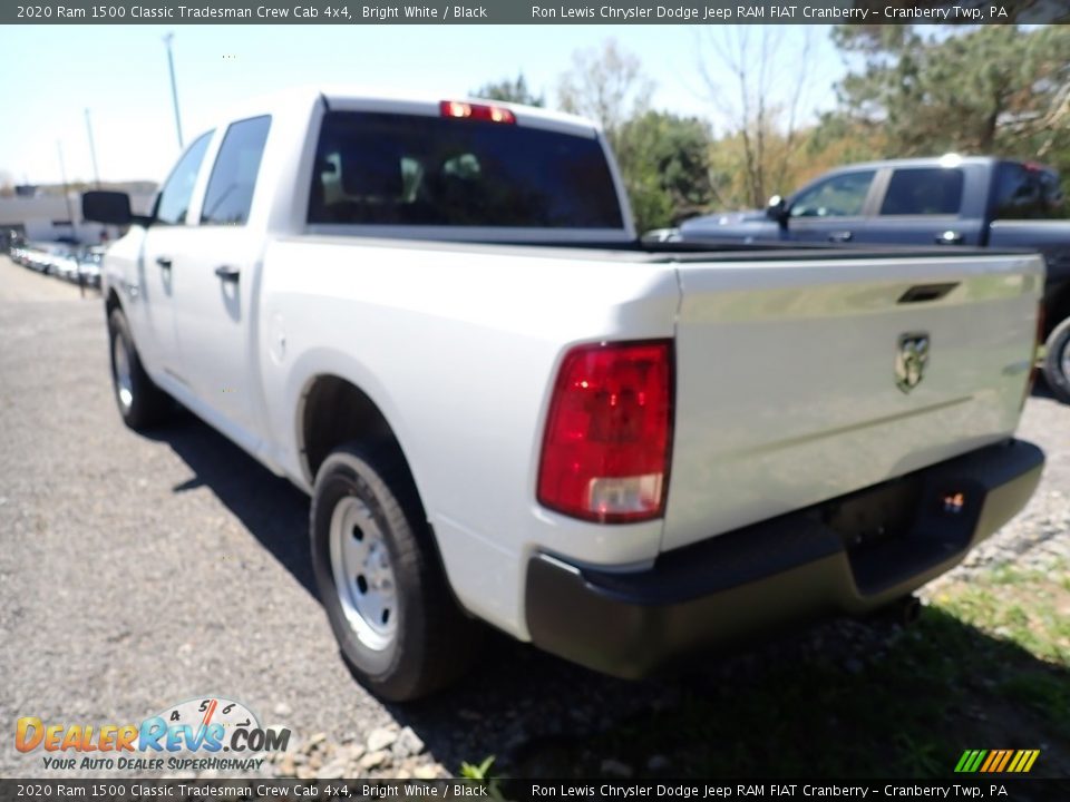 2020 Ram 1500 Classic Tradesman Crew Cab 4x4 Bright White / Black Photo #4