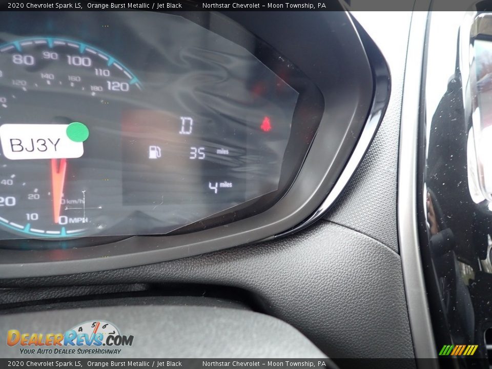 2020 Chevrolet Spark LS Orange Burst Metallic / Jet Black Photo #20