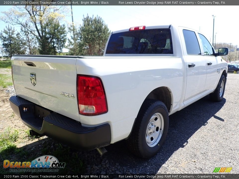 2020 Ram 1500 Classic Tradesman Crew Cab 4x4 Bright White / Black Photo #6